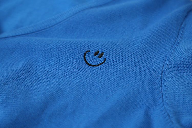 【LD3188】實拍初秋刺繡笑臉氣質針織外套(含羊毛6%)
250922