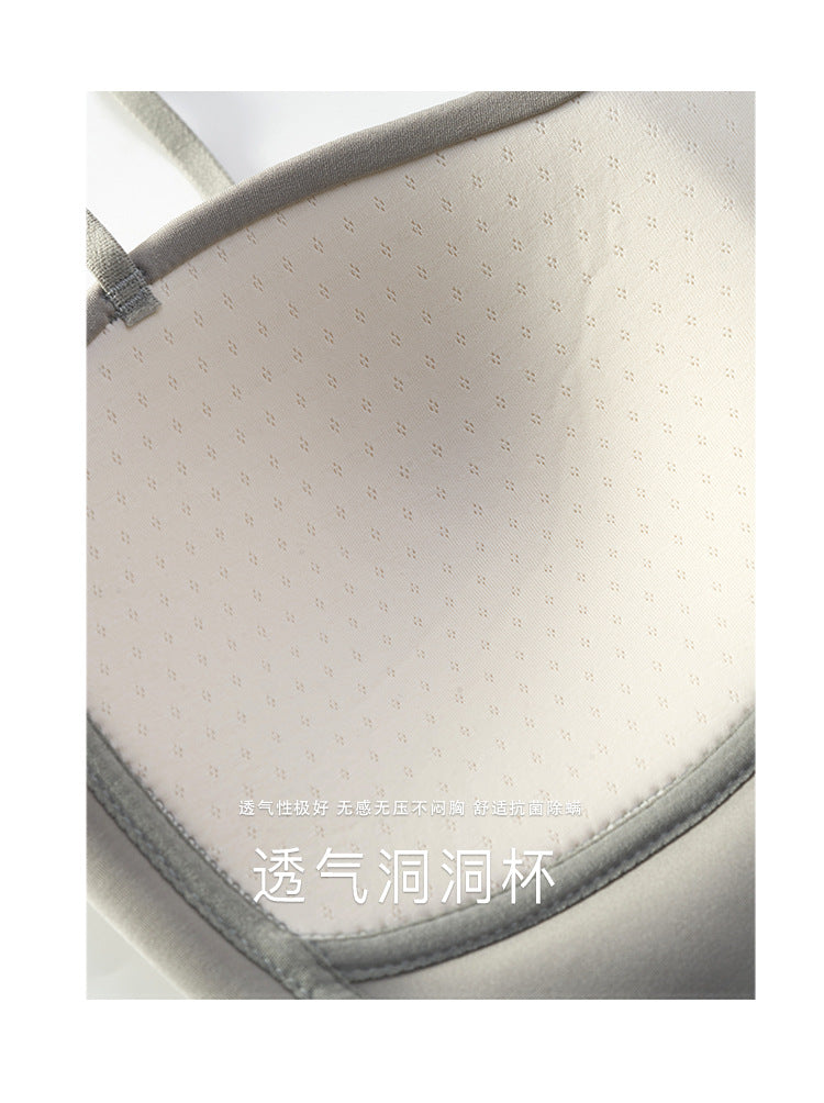 【M0405】實拍冰絲無痕連體杯彈力抹胸一字打底不走光美背內搭外穿背心230611