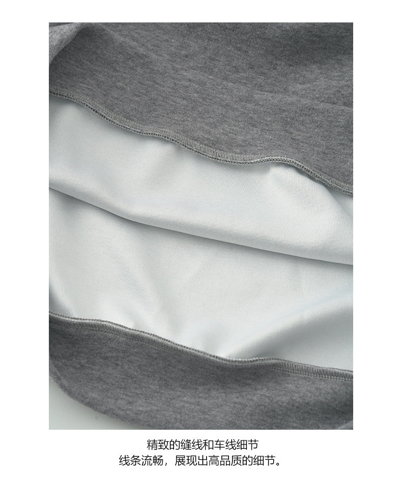 【H5395】實拍韓式連帽衞衣+直筒衞褲+屁簾(分開下單) 250902