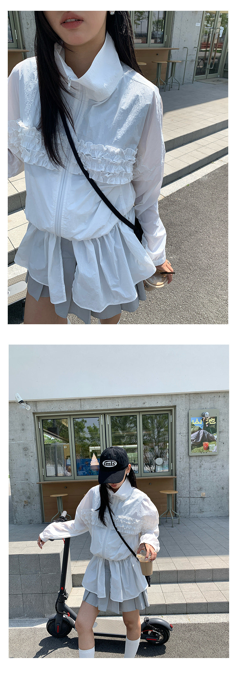 【H5292】實拍夏天個性時髦微甜防曬外套250603