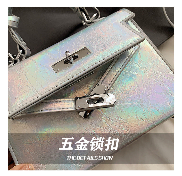 【BXQD2433】實拍夏天銀色手提肩背凱莉包240601