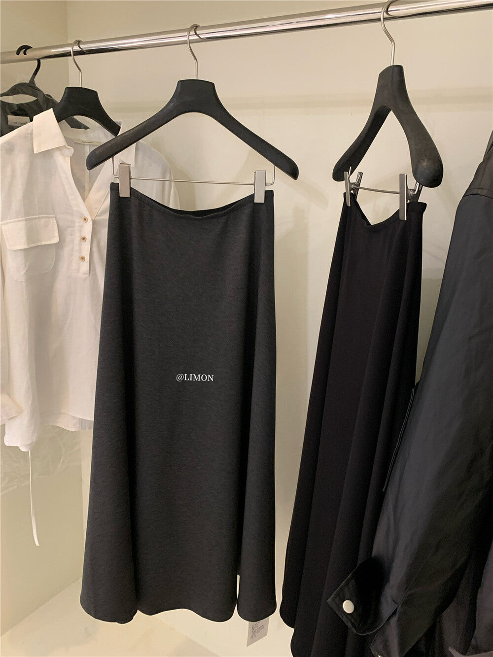 【L1130】實拍檸檬休閒顯瘦空氣棉A字裙251117