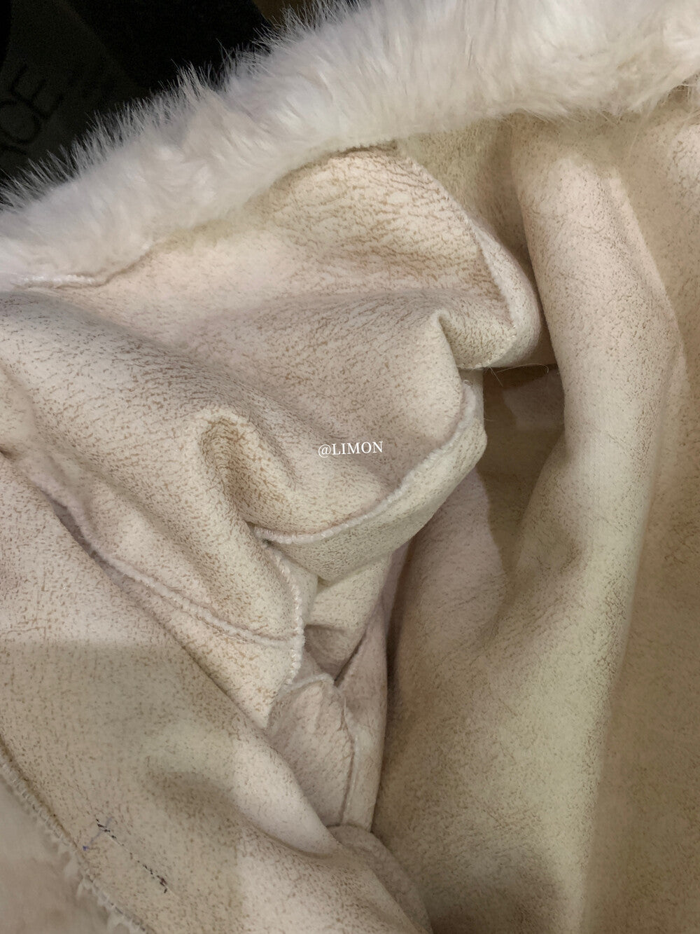 【L1230】實拍檸檬冬季加厚保暖立領牛角扣仿皮草外套251117