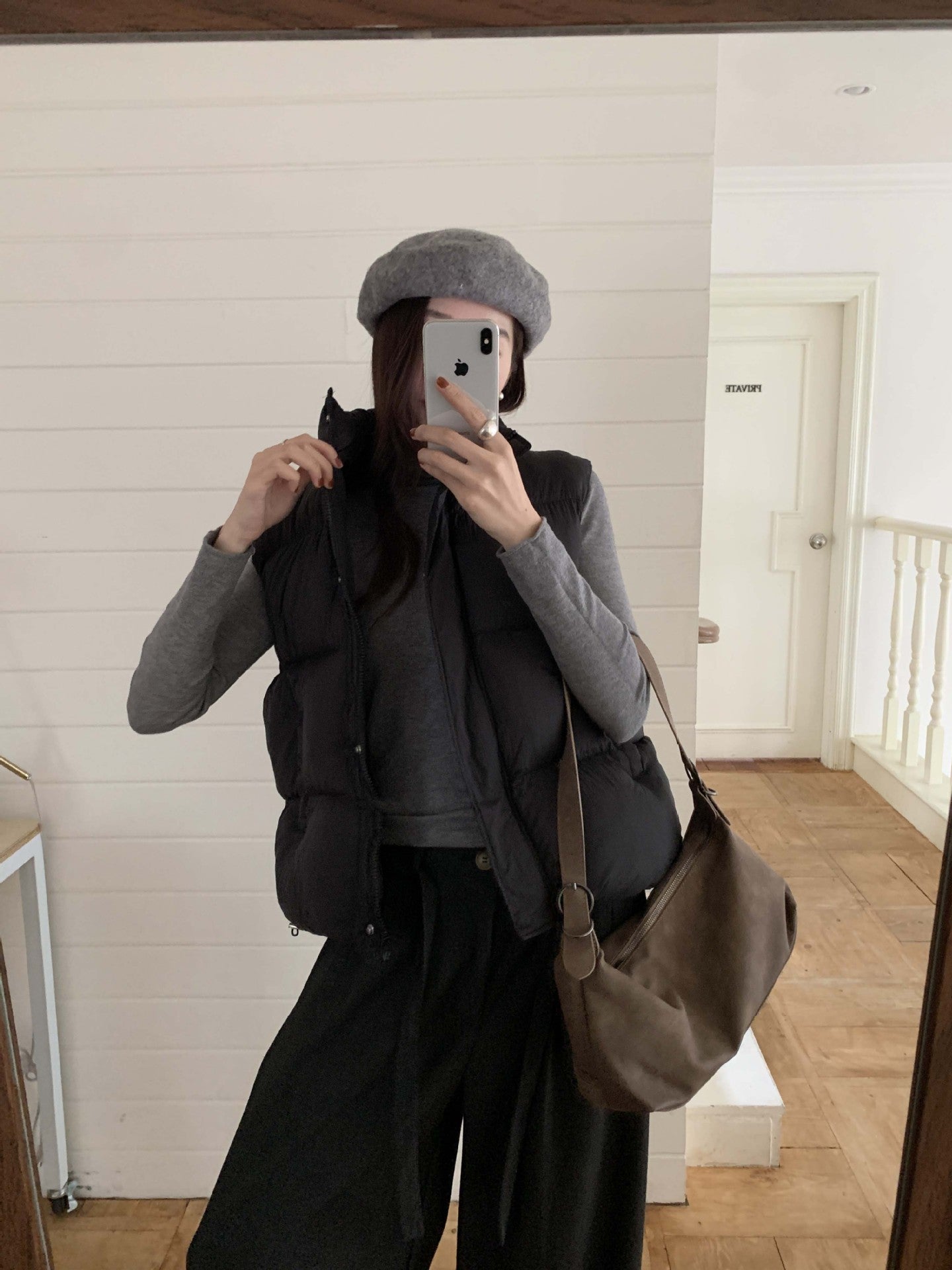 【H5474】實拍秋冬簡約立領保暖棉服背心251109