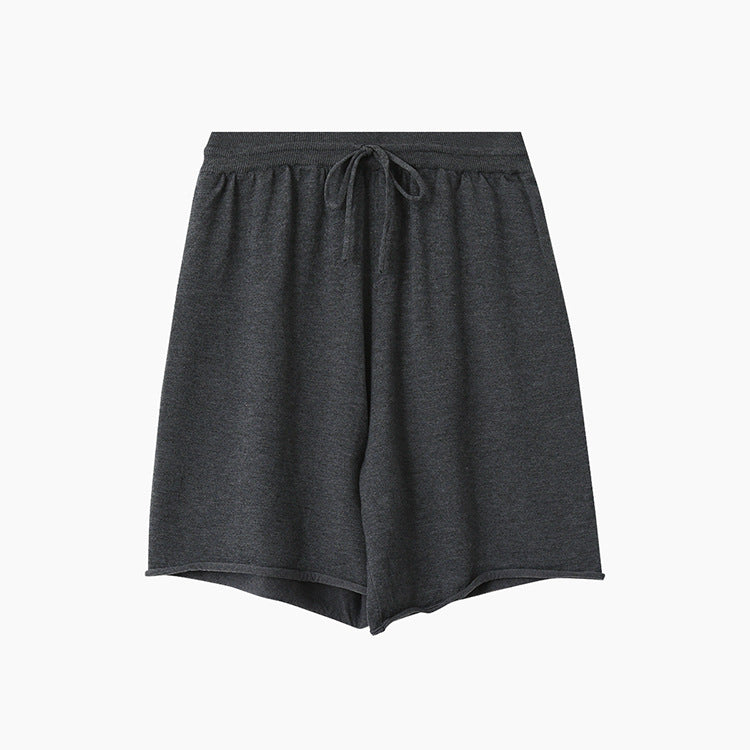【L3147】實拍初秋掛脖吊帶+開衫外套+短褲針織(含羊毛6%) 250827