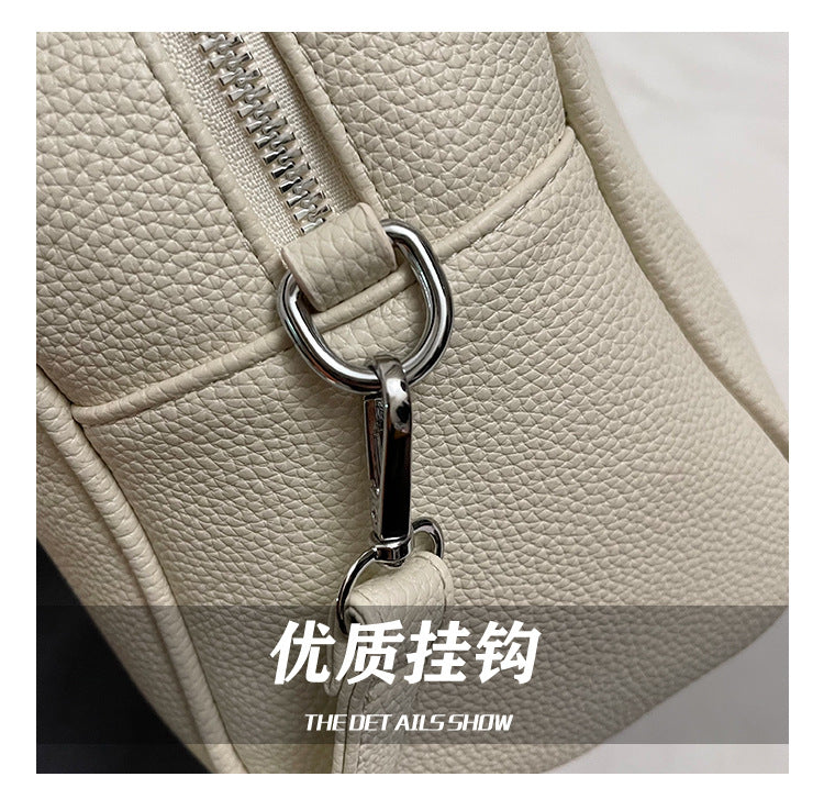 【B7813】夏季百搭通勤大容量肩背手提包250514
