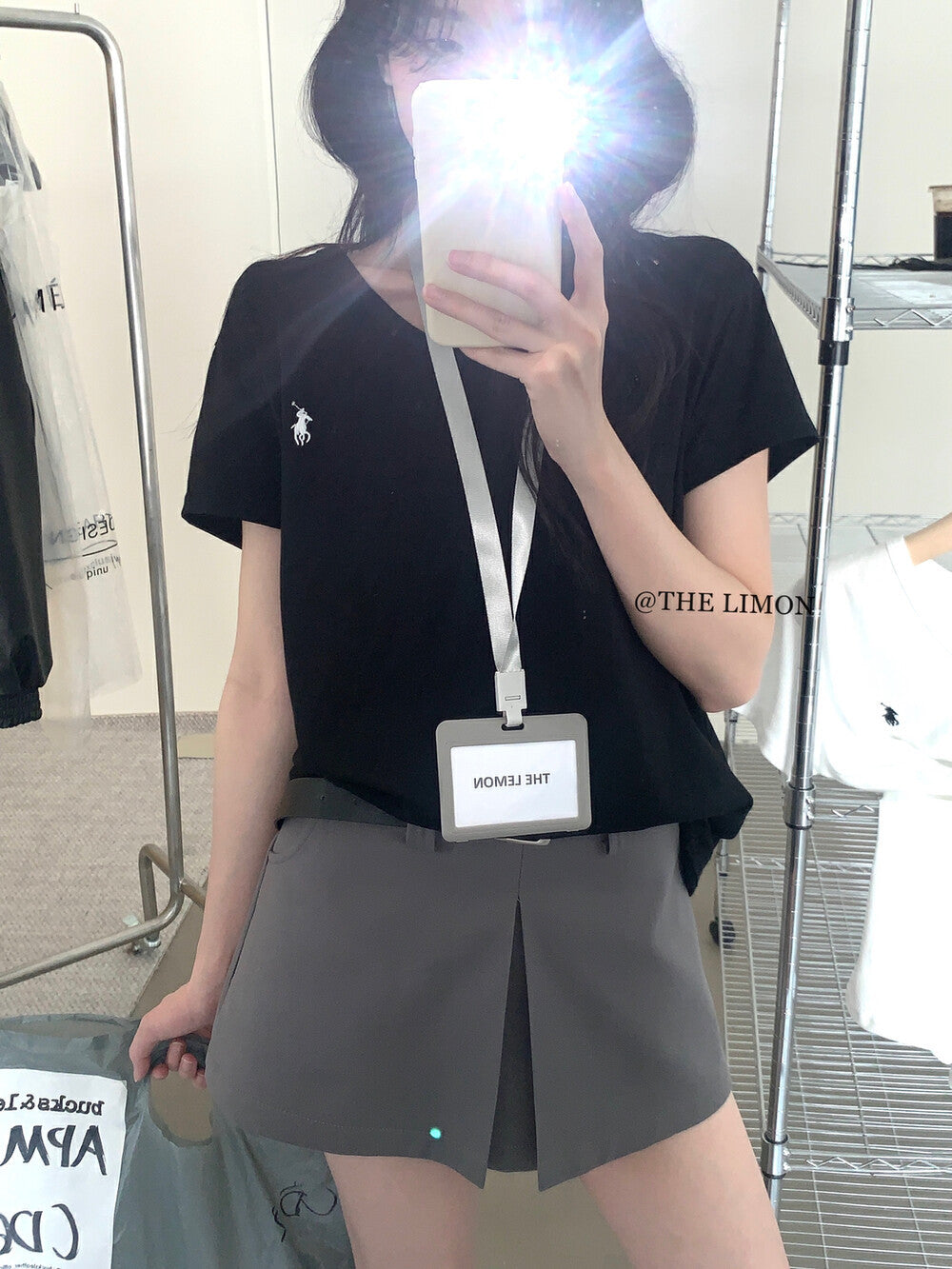 【LTM0966】實拍檸檬小馬刺繡休閒短袖T恤250414