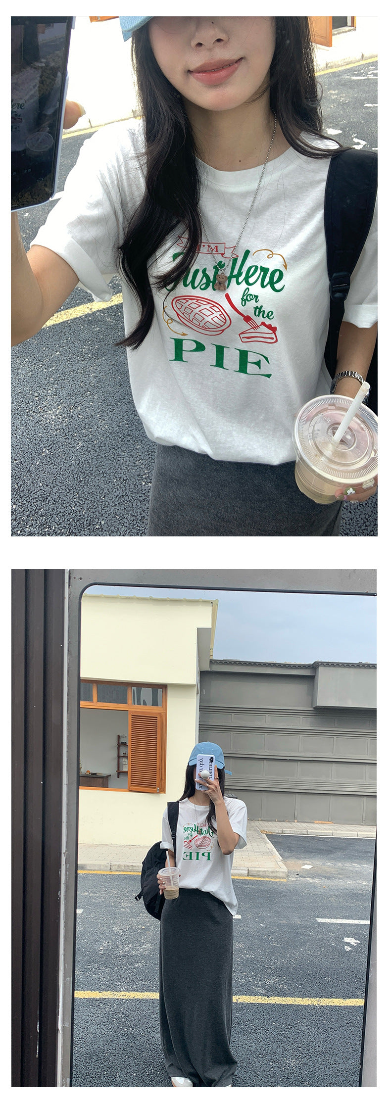 【H5062】實拍美式字母印花棉質短袖T恤250224