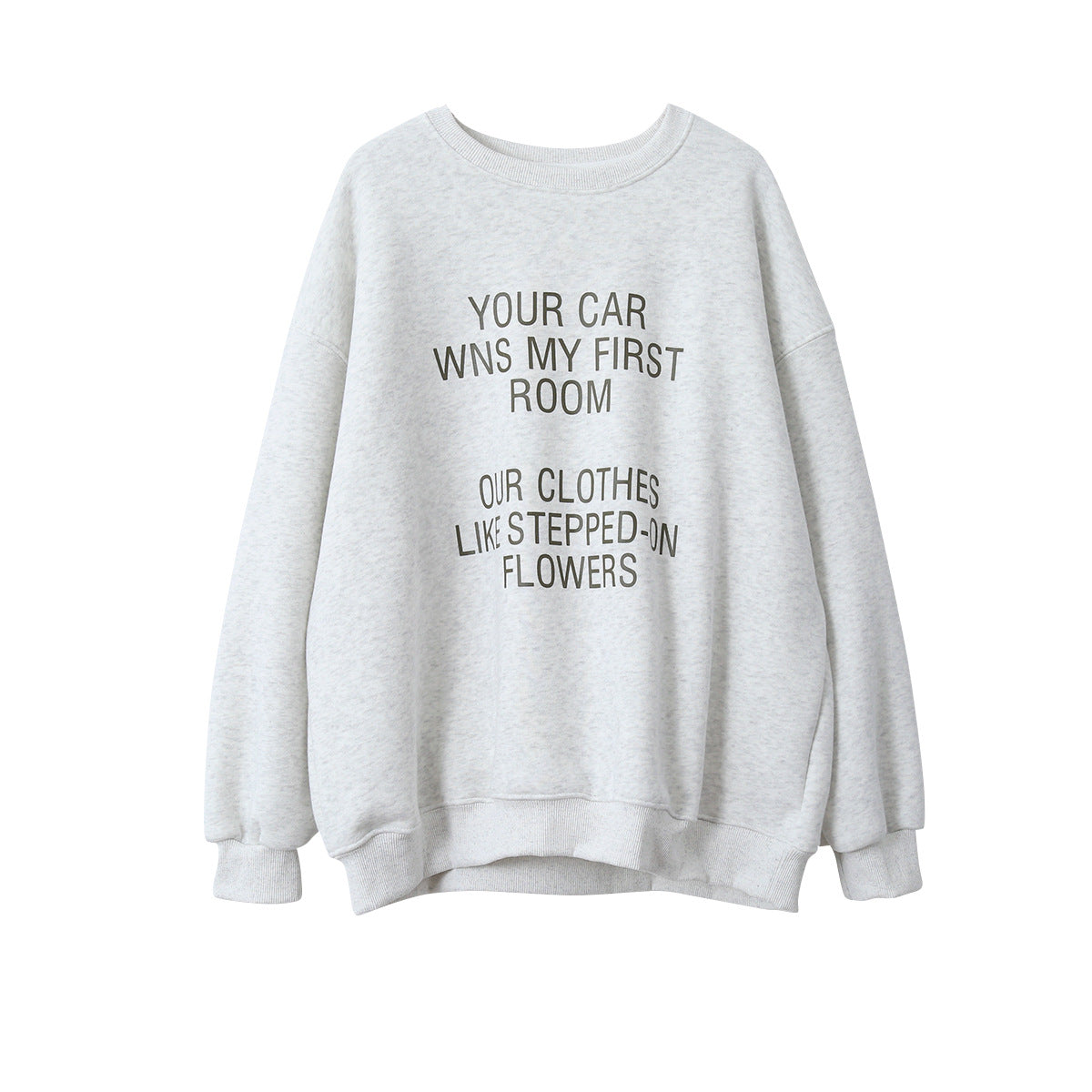 【LD11021】實拍加絨加厚印花寬鬆情侶裝衞衣251110