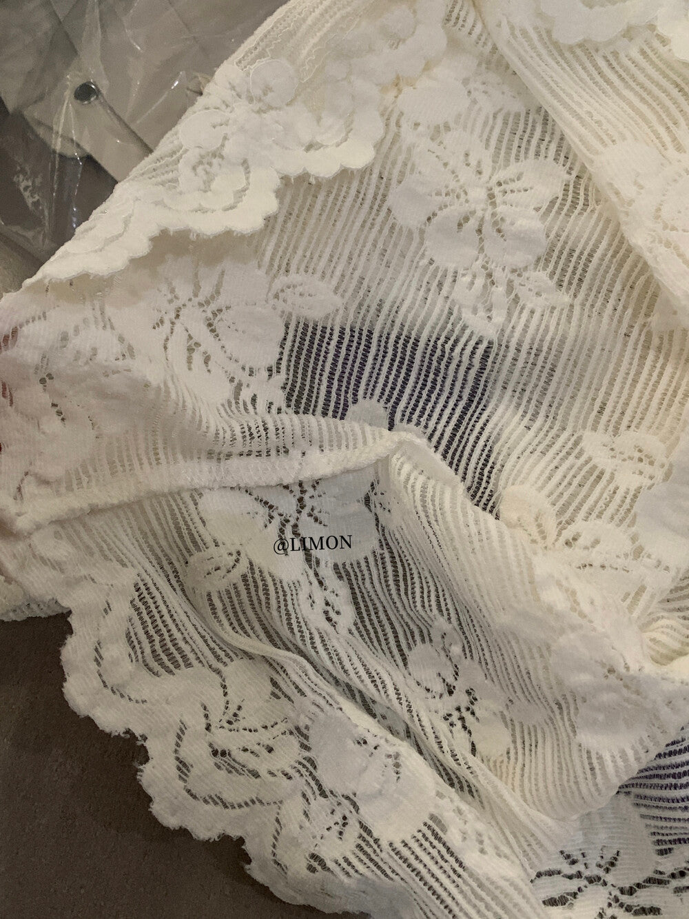 【L9320】實拍檸檬秋冬浪漫內搭立領長袖蕾絲衫251117