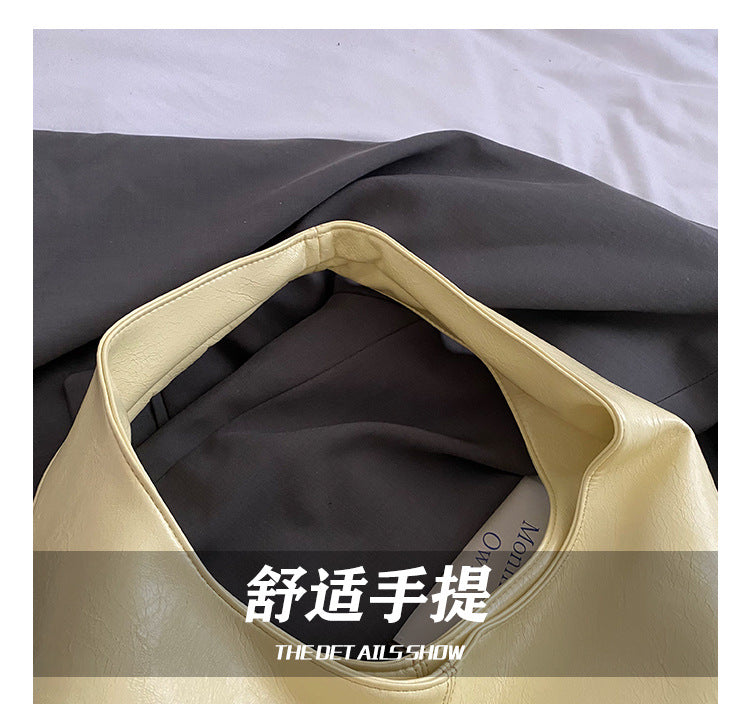 【B7806】法式慵懶時尚百搭手提單肩包250514