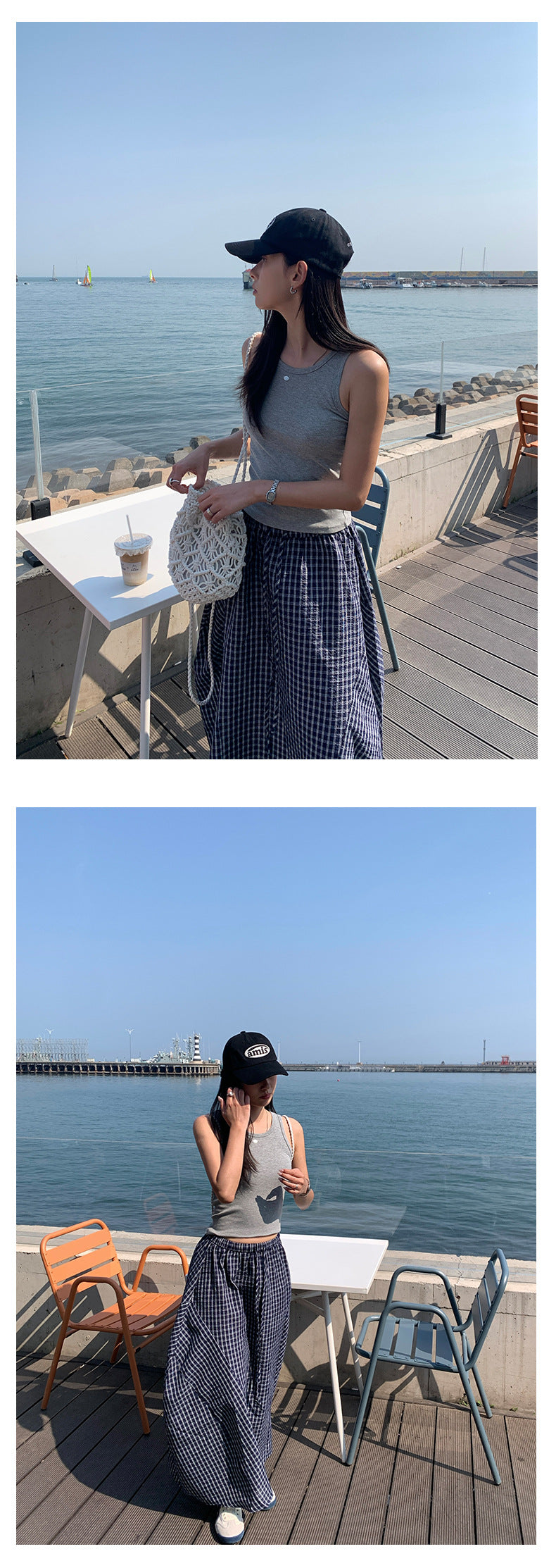 【H5302】 實拍韓系純色高彈可包色棉質背心250610