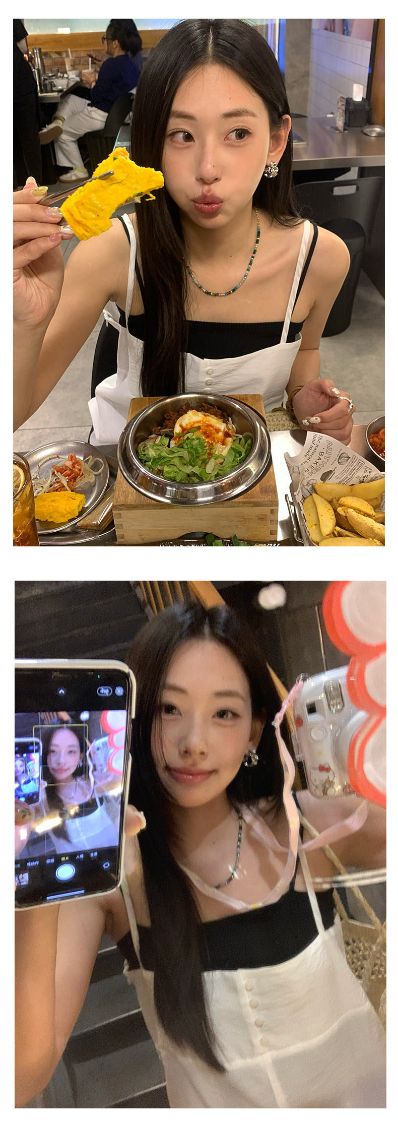 【H5112】實拍清新舒適簡約百搭吊帶裙250317