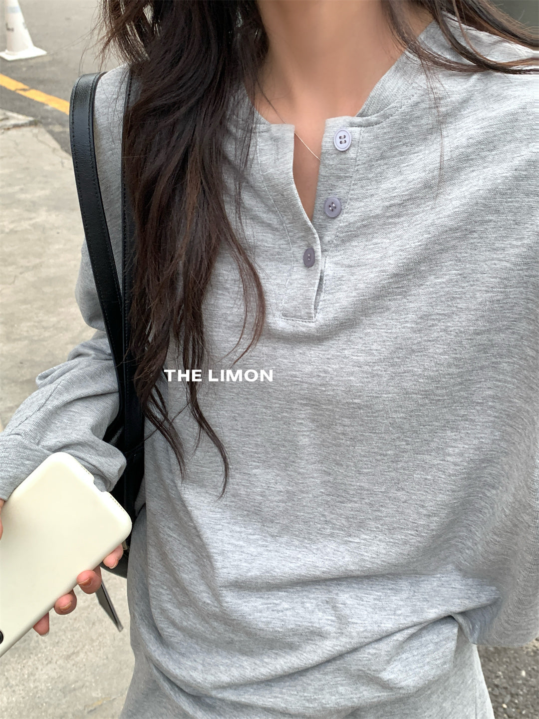 【L9008】實拍檸檬家休閒運動套裝 顯瘦上衣+寬鬆闊腿褲250901