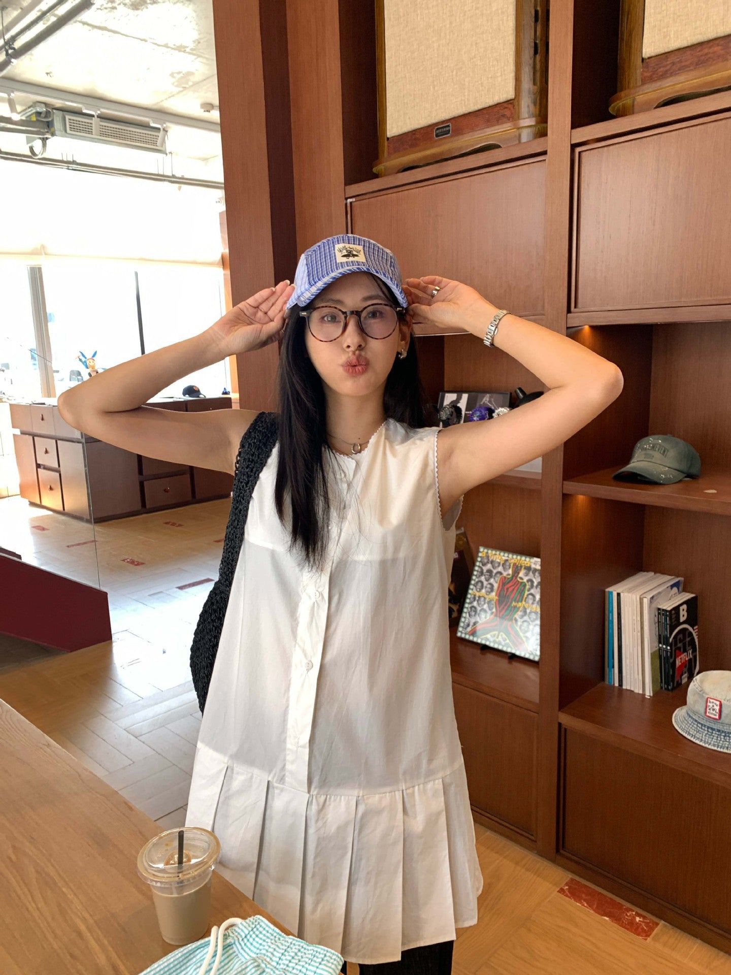 【H5287】實拍韓系簡約寬鬆直筒洋裝250603