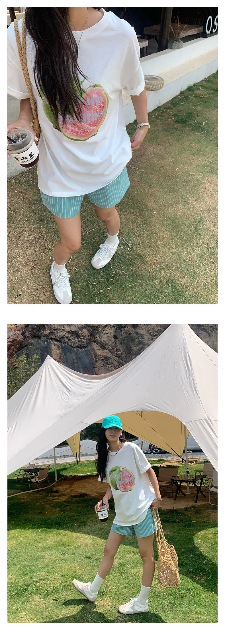 【H5185】實拍夏天清新寬鬆直筒休閒短褲250415
