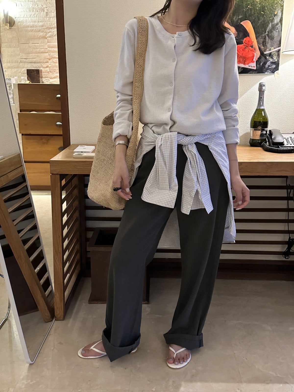 【L006808】實拍檸檬夏季多色針織外套250421
