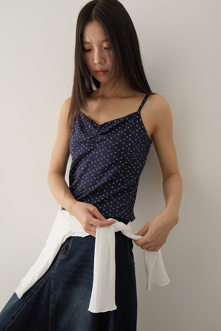 【L3069】實拍碎花吊帶+防曬長袖外套250721