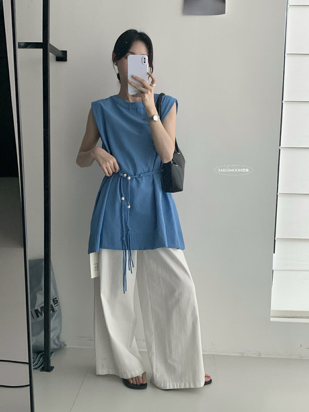 【L10088】實拍夏季日常棉麻長上衣250505