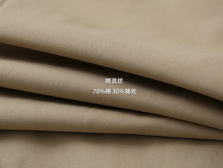 【L3121】實拍美式工裝闊腿休閒褲+朋克風腰帶250825