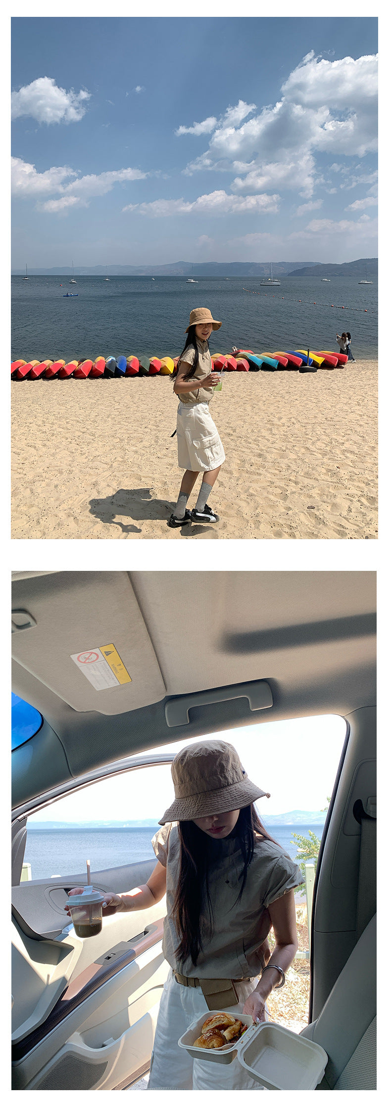 【H5136】實拍夏季工裝率性立領雙頭拉鍊外套上衣250324