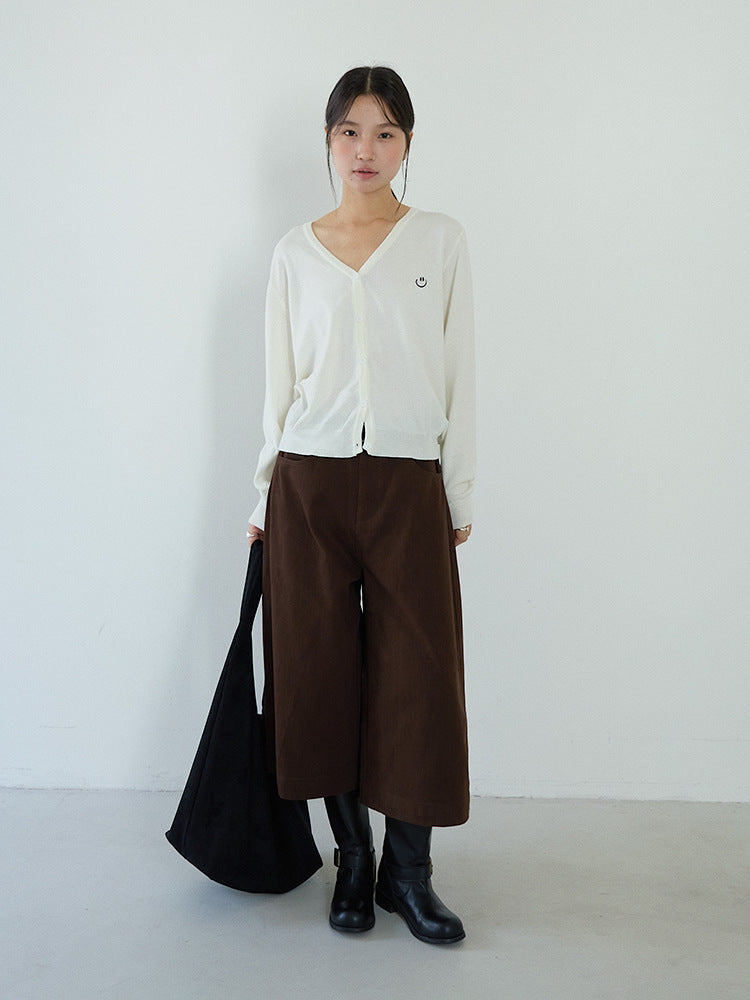 【LD3188】實拍初秋刺繡笑臉氣質針織外套(含羊毛6%)
250922