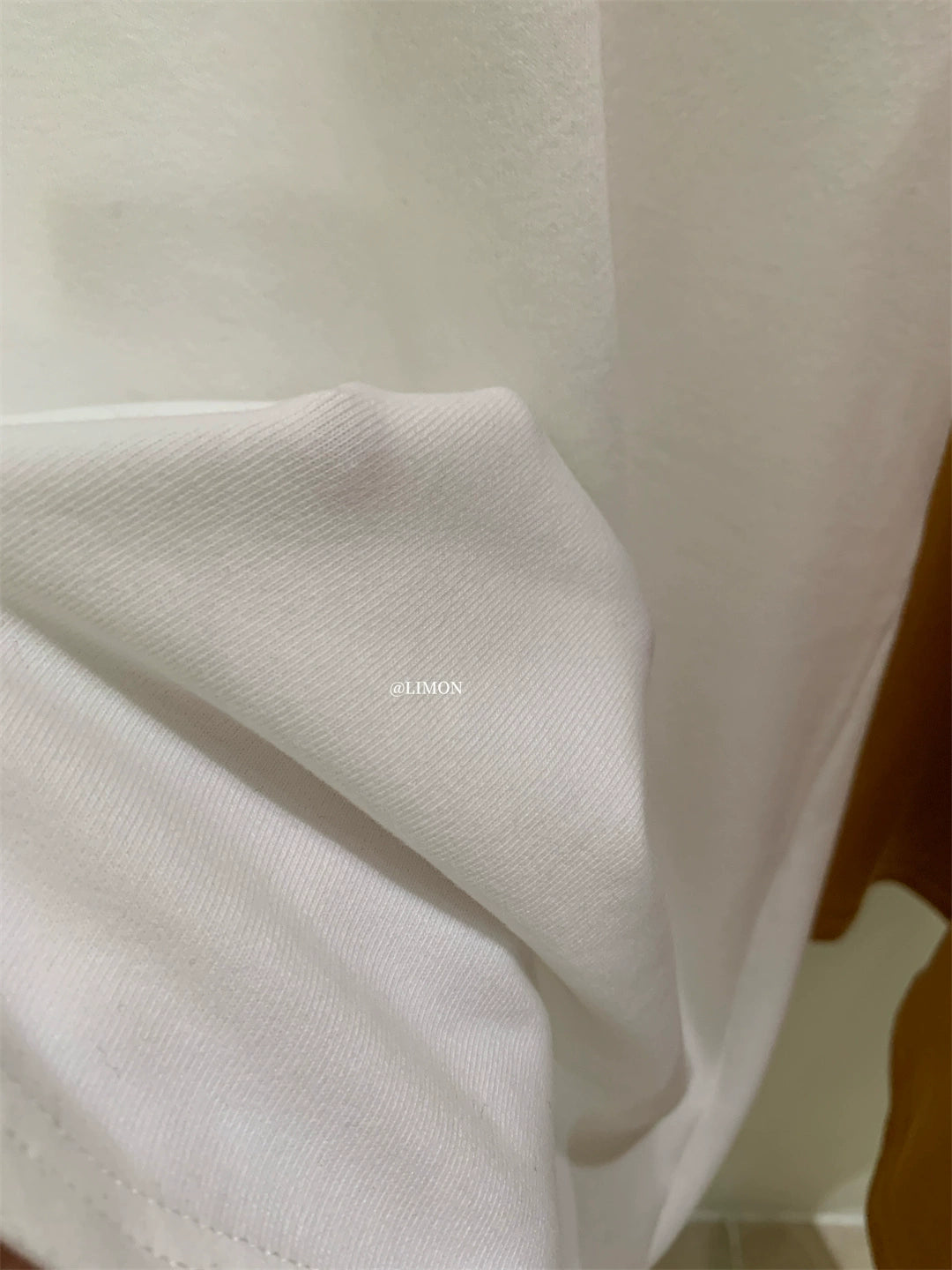 【L9036】實拍檸檬家磨毛雲朵絨短袖t恤250901