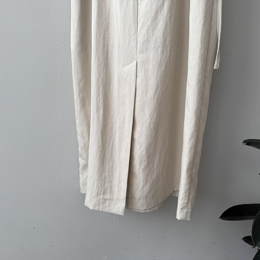 【Y82287】實拍夏季簡約氣質吊帶顯瘦洋裝250501