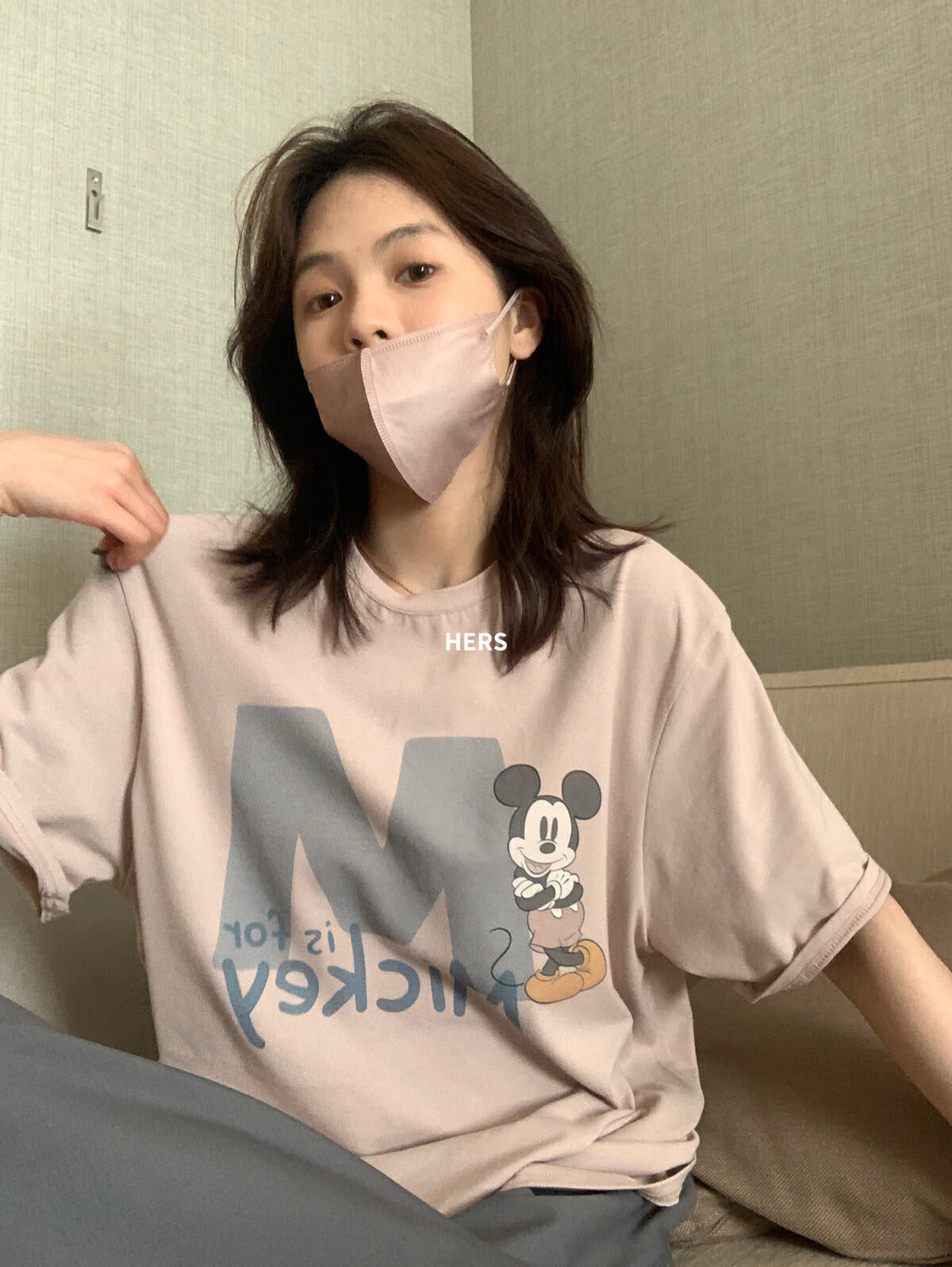 【L20610】實拍簡約日常印花寬鬆舒適短袖T恤250602