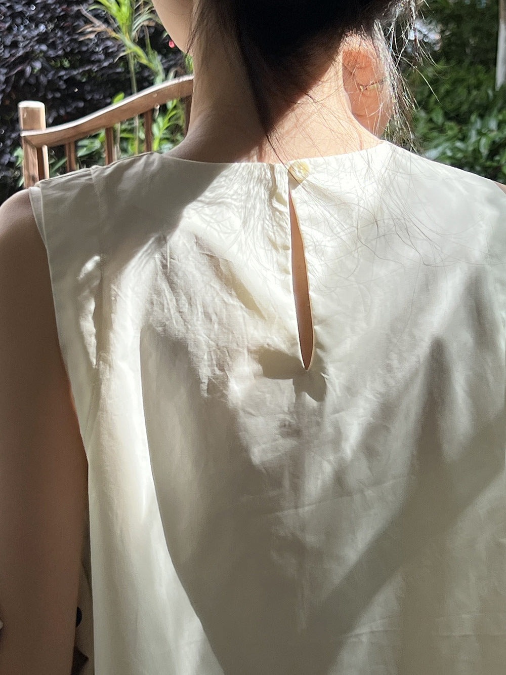 【Y82031】實拍夏季韓國簡約無袖長上衣250327