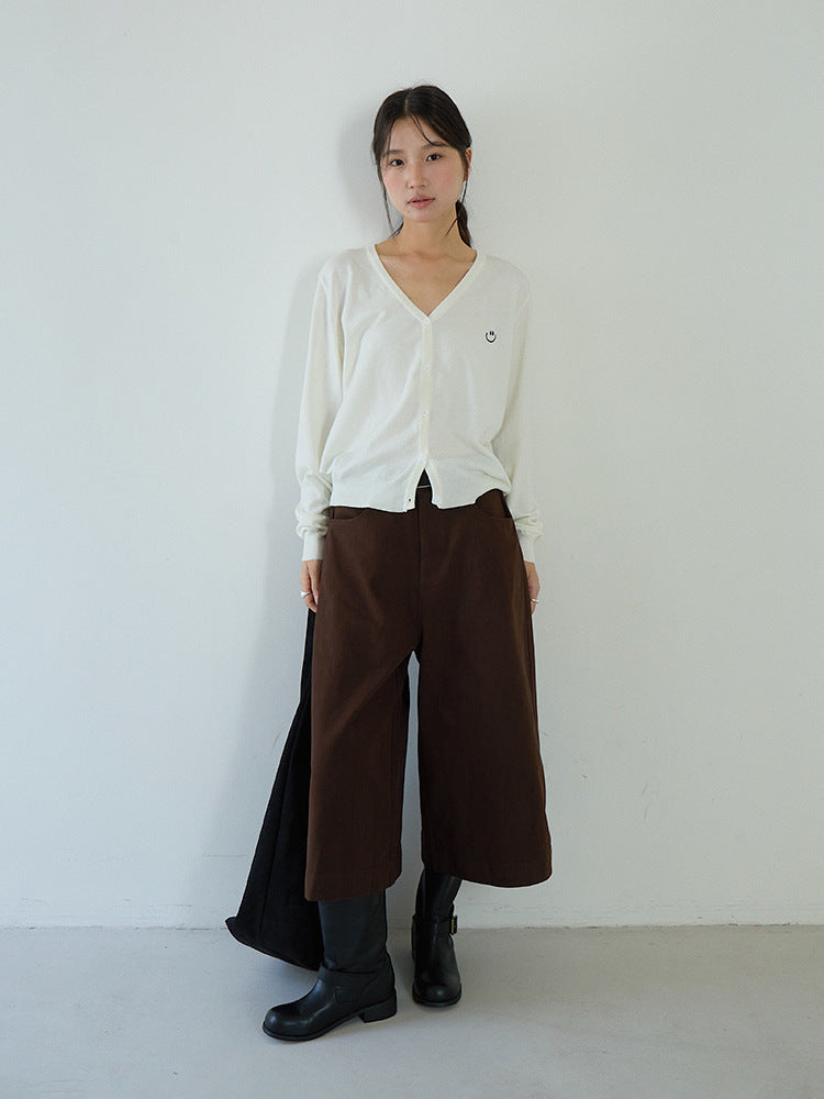 【LD3188】實拍初秋刺繡笑臉氣質針織外套(含羊毛6%)
250922