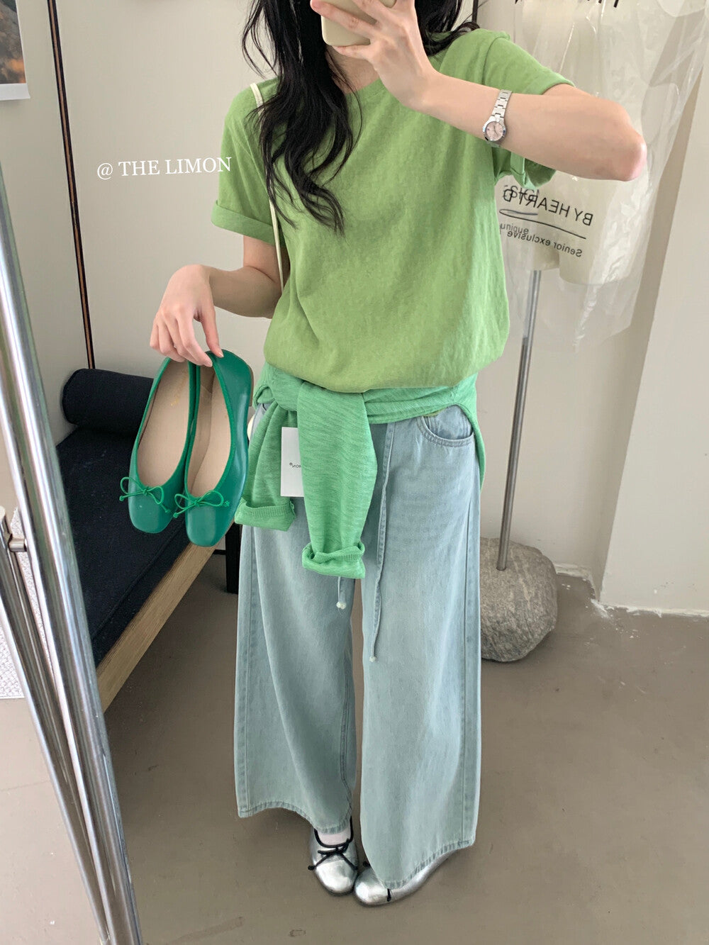 【L8330】實拍夏季糖果色棉質短袖寬鬆T恤250505