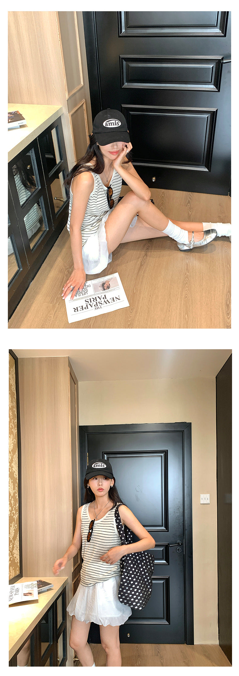 【H5244】實拍韓國法式甜美芭蕾南瓜蓬蓬花苞裙250506