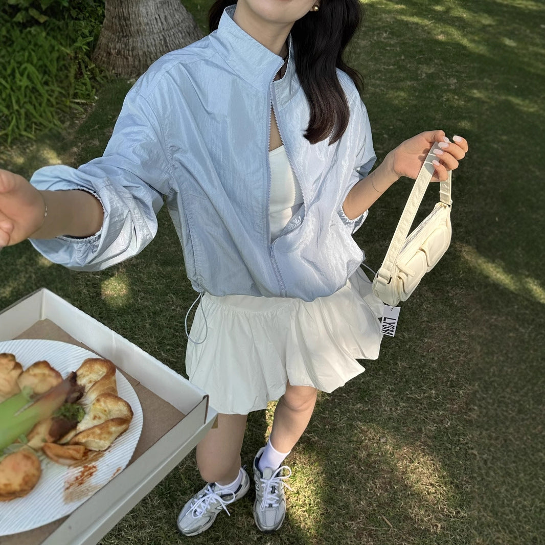 【L8108】實拍春季輕薄透氣休閒運動防曬外套250421