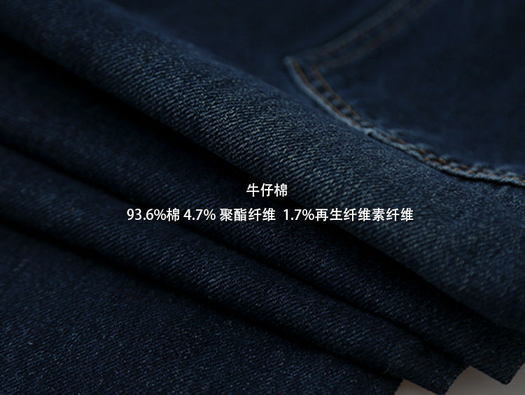 【L3153】實拍S~XL復古藍調顯瘦高腰闊腿牛仔褲250827