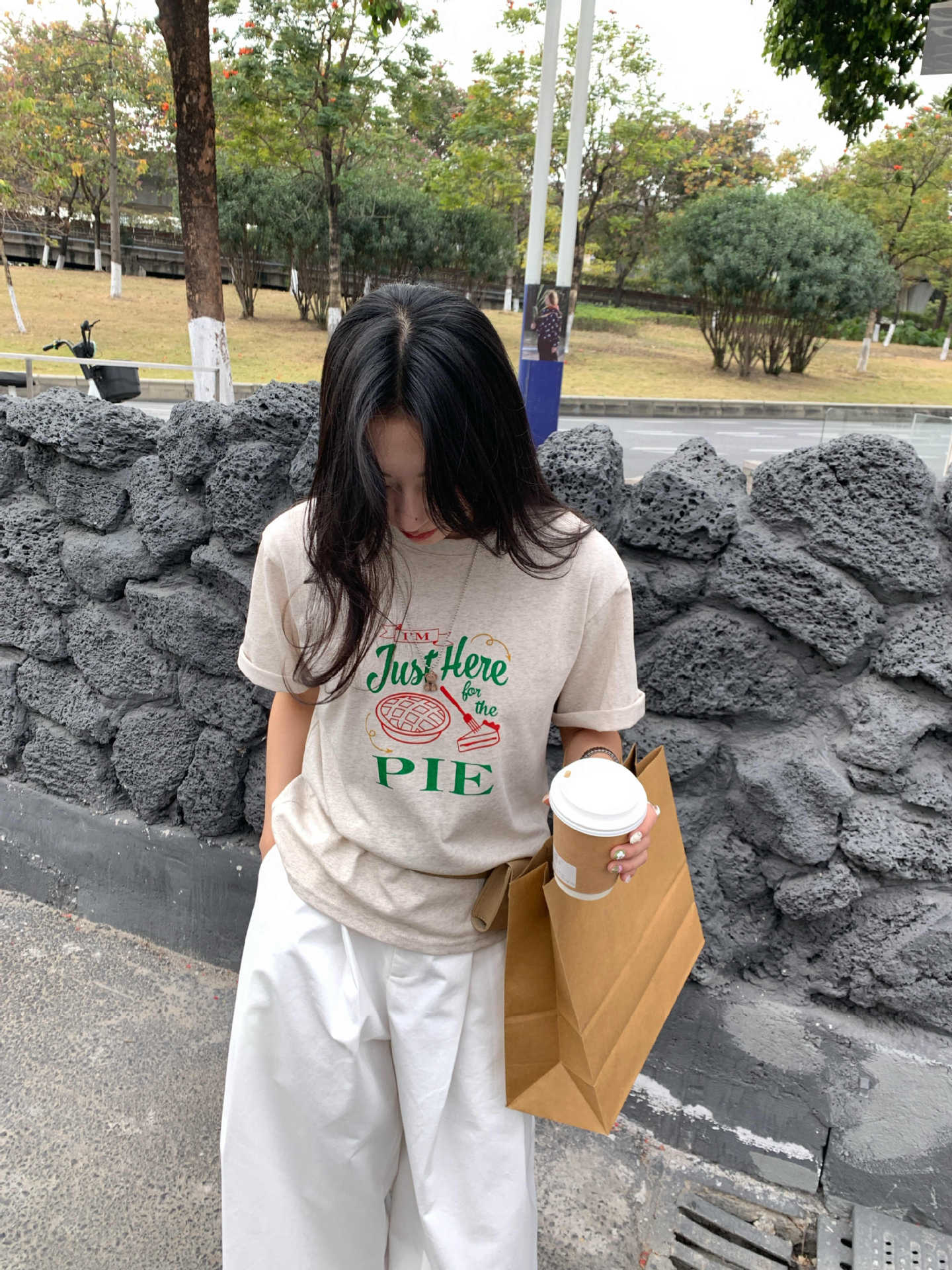【H5062】實拍美式字母印花棉質短袖T恤250224