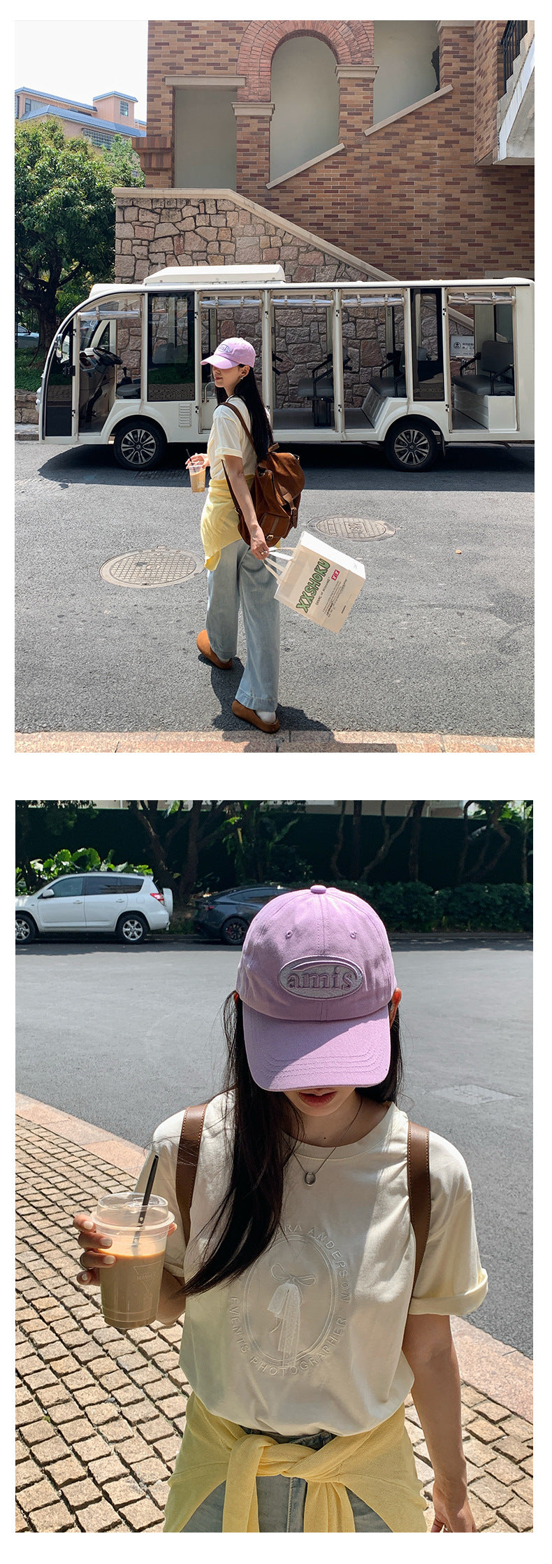 【H5215】實拍夏季甜美氣質|蝴蝶結刺繡圓領短袖T恤250429