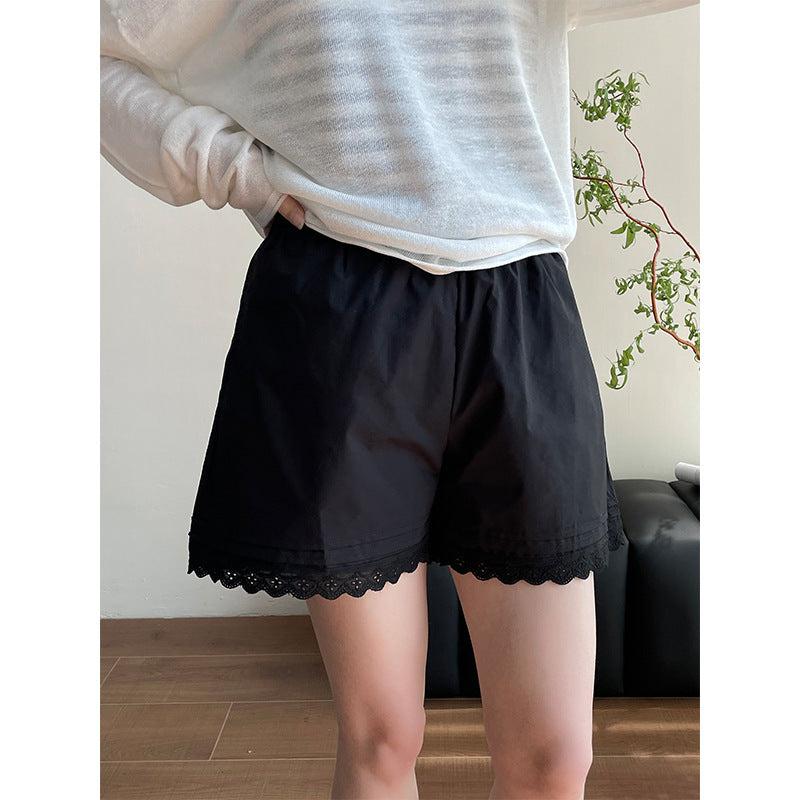 【cimYL719】實拍夏日必備舒適棉質蕾絲花邊短褲250410
