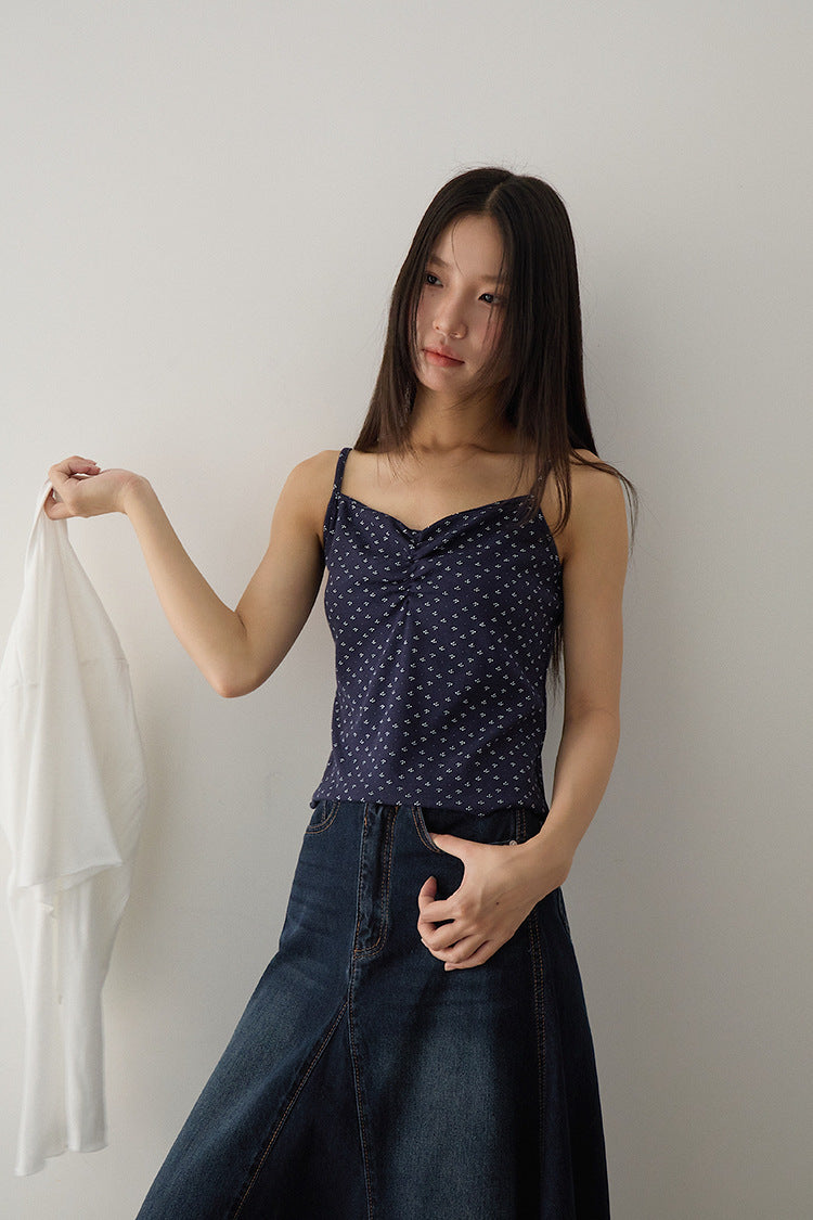 【L3069】實拍碎花吊帶+防曬長袖外套250721