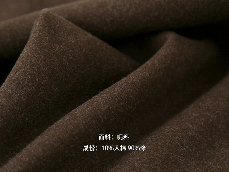 【LD1184】實拍冬裝加厚高腰顯瘦毛呢休閒褲251020