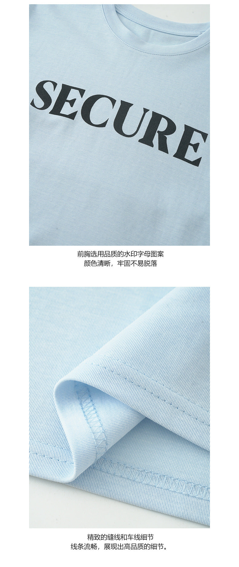 【H5166】實拍夏日寬鬆圓領印花寬鬆短袖T恤250407