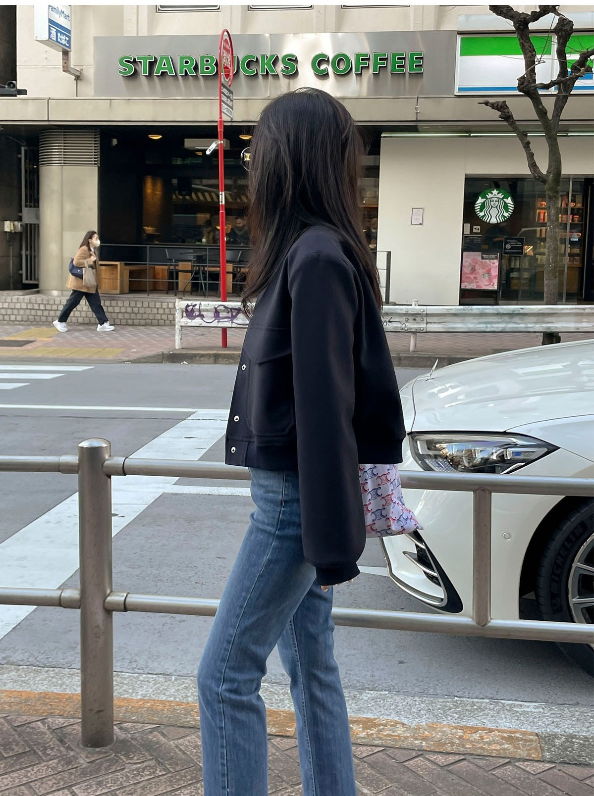 【F01201】實拍秋冬簡約韓國東大門寬鬆棒球外套250113