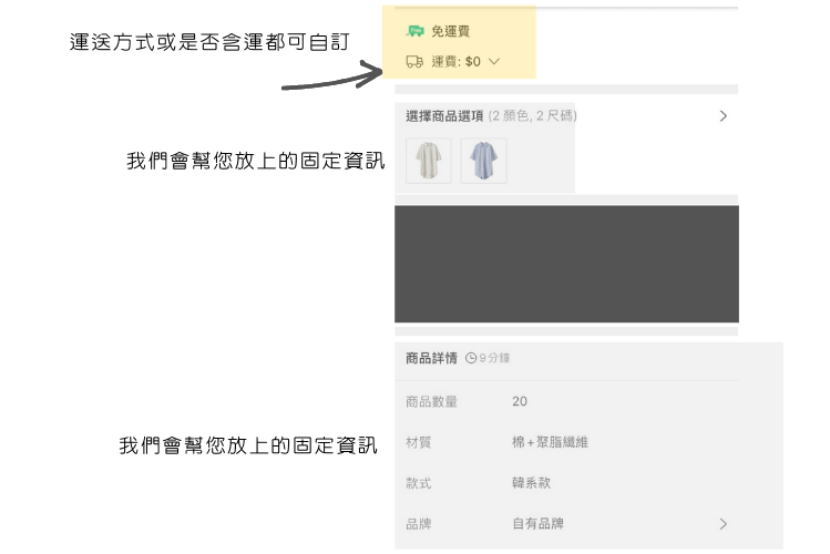 蝦皮同步,自動上架新品