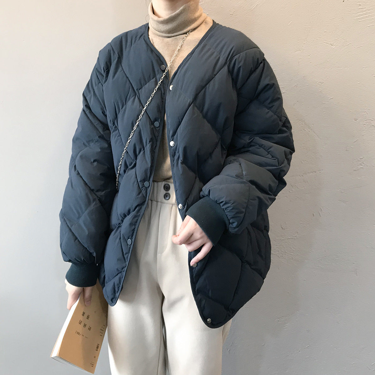 【Y5667】實拍韓國秋冬棉襖保暖短款棉衣外套231006