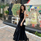 【F06413】韓國小眾設計感氣質時髦高級感法式吊帶洋裝230626