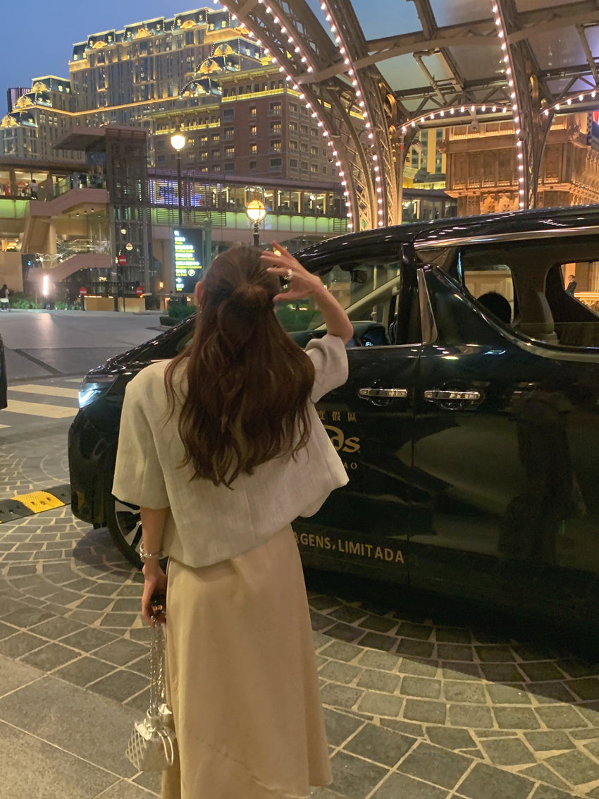 【F60320】實拍法式優雅簡約緞面絲滑洋裝 3色250408