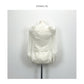 【F01303】韓國早春浪漫氣質蝴蝶結吊帶背心+長袖襯衫 2件套240119