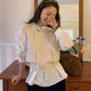 【F01319】韓國早春刺繡蕾絲衫240119
