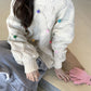 【F01231】實拍早春韓國彩色多巴胺毛球針織毛衣240108