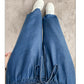 【F04513】實拍S~2XL夏季薄款超顯瘦微彈天絲直筒牛仔褲（鬆緊腰）240429